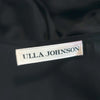 Ulla Johnson Black Satin Spaghetti Strap Midi Dress