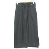 UNITED TOKYO JAPAN. Black Random Slit Tight Long Skirt