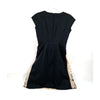 Maxmara Italy. Black/Beige Sleeveless Mini Dress