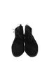 Manolo Blahnik Paris. Black Textured Lined Lace Up Mini Booties Size EUR 40.5