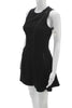 Rag & Bone NY Black Sleeveless Zip Round Neck Mini Dress