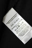 DONNA KARAN. DKNY Black Floral Print Tie Collar Short Sleeve Shift Dress Black