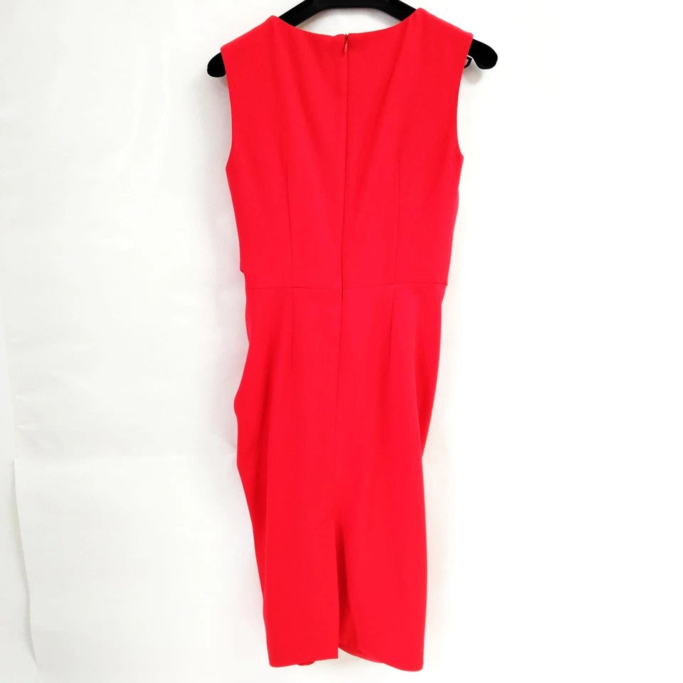 Christian Dior Paris. Vintage Red Silk Blend Dress