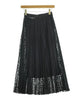 UNITED ARROWS JAPAN. Black Lace Long/Maxi Length Skirt