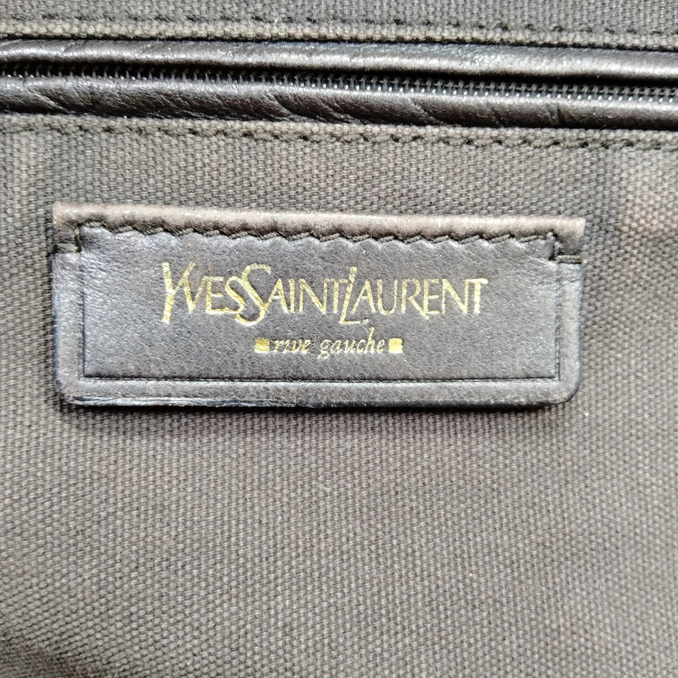 Yves Saint Laurent PARIS. Vintage Distressed Leather Classic Shoulder Bag / Hand Bag GUARANTEED AUTHENTIC