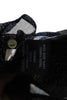 Etoile Isabel Marant PARIS. Blue/Black Silk Abstract Long Sleeve Blouse Top