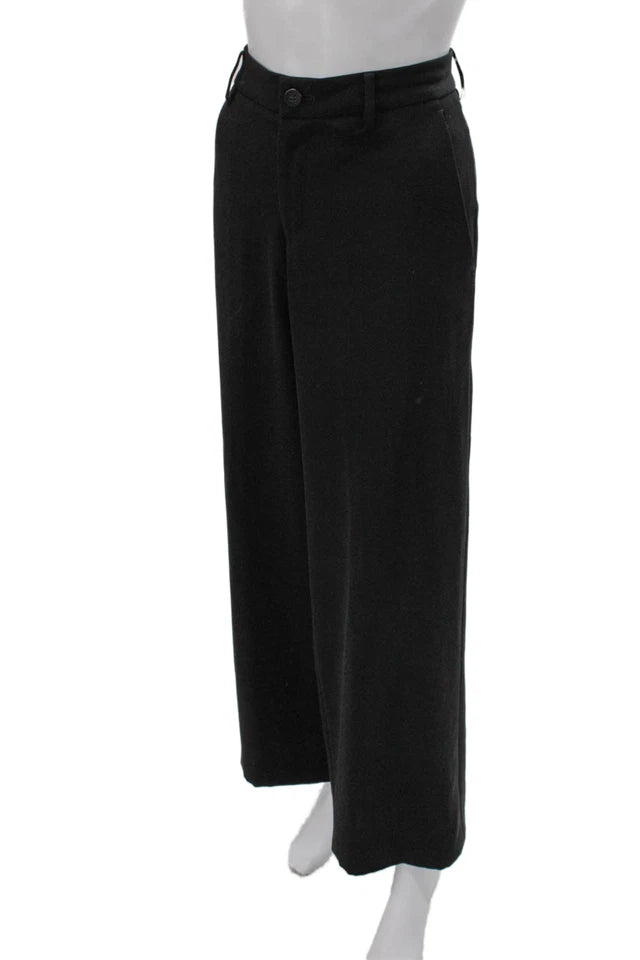 Issey Miyake Japan.  Gray Polyester Wide Leg Dress Pants
