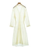 BEAUTY&YOUTH UNITED ARROWS JAPAN. Patterned Ivory Shirt Dress