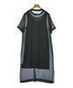 BEAUTY&YOUTH UNITED ARROWS JAPAN. Black Semi-Sheer Dress