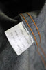 Dries Van Noten Belgium. Blue Medium Wash Collar Long Sleeve Denim Jacket