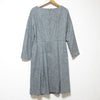 UNTITLED JAPAN. Gray Long Sleeve Knee-Length Ruffled Dress