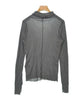 Rouge vif JAPAN. Gray Cotton Blend Cut/Sew Long Sleeve Blouse