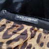 DOLCE&GABBANA ITALY. Vintage Black Cotton, Cupro Spandex Blend Skirt