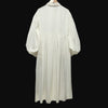 UNITED ARROWS JAPAN. 24SS Collection White Balloon Sleeve Gathered Flare Dress