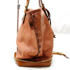 Chloe Paris. Burnt Sienna Color Leather Rare Zipper Shoulder Bag / Tote Bag