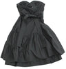Miu Miu Italy.  Fit & Flare Sweetheart Black Sleeveless Short Dress
