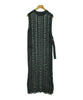 UNITED TOKYO Japan. Black Cotton/Poly Shirring Sheath Dress
