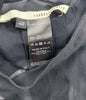 Isabel Benenato Italy.  Dark Blue Sleeveless Silk High Neck Layered Top Blouse / Tunic