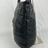 KAWA KAWA JAPAN. Black Lambskin Quilted Leather Tote Bag / Shoulder Bag