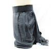 Chanel PARIS. Vintage Black Silk Pleats Skirt