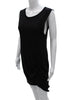 Rag & Bone NY. Black Cotton  Sleeveless Round Neck Tan Mini Dress