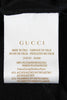 Gucci Italy. Black Viscose Crew Neck Embellished Waist Long Sleeve Dress