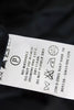 Iceberg Italy. Black Silk Fur Lined Hooded Striped Quilted Puffer Coat