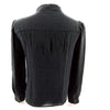 Prada Italy. Black Silk Tie Blouse/Top