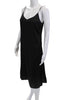 The Drop Japan. Black  V Neck Sleeveless Full Length Slip Dress