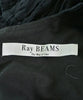 Ray Beams JAPAN. NEW. Black Cotton Accented Dress