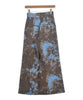 UNITED TOKYO JAPAN. BrownxBlue Abstract Paint Pattern Pants