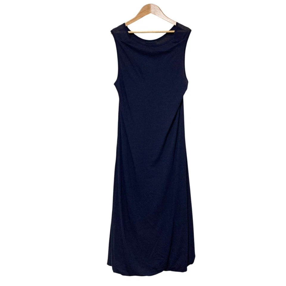 Yohji Yamamoto JAPAN. Y's for living. Navy Sleeveless Long Dress