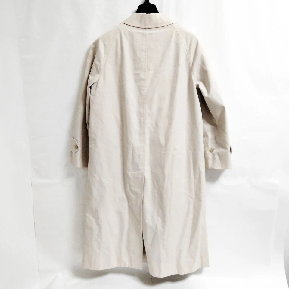 BURBERRY UK. VINTAGE PRISTINE BEIGE COTTON TRENCH STYLE COAT