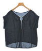 NOBLE JAPAN. Black Linen/Cupro Blend Casual Shirt