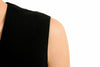 Maison Margiela Paris. NEW. Black  V-Neck Sleeveless Maxi Dress