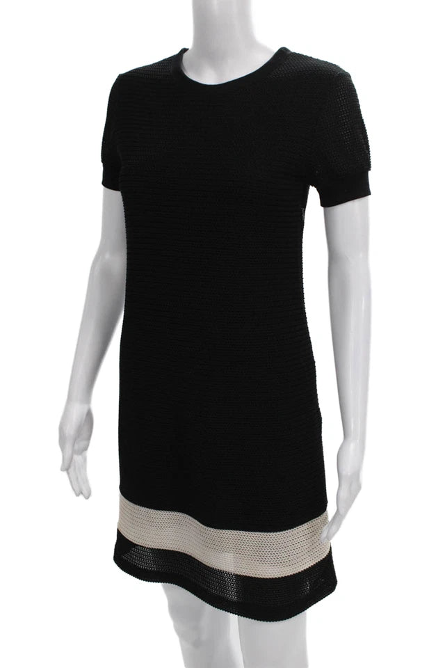 Rag & Bone NY. Black Short Sleeve Shift Dress