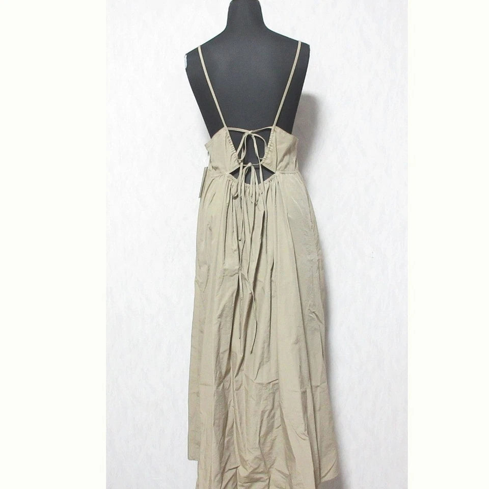 BEAUTY&YOUTH UNITED ARROWS JAPAN. Moca Color Backhole Cami Dress
