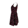 Miu Miu Italy. ERIWAKAYAMA SPECIAL LTD ED. Black Printed Geometric Abstract Cotton Dress