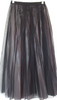 Spick & Span Japan. Black Tulle Pleats Skirt