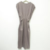 ANAYI JAPAN. 21AW COLLECTION Sleeveless Crew Neck Belted Long Dress