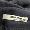 Miu Miu Italy. Midnite Blue Rayon, Polyurethane Blend Dress