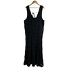Kastane Japan. Black Vintage Sleeveless Gathered Dress