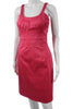 Calvin Klein NY. Pink Sheath Dress Pink Sleeveless Round Neck Dress