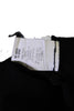 Helmut Lang NY. Black Textured Viscose Sleeveless Scoop Neck Tank Blouse
