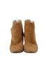 Manolo Blahnik PARIS. Camel Suede Leather Pointed Toe Ankle BootsSize 40
