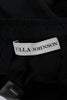 Ulla Johnson NY. Black/Gray Pleated Ombre Midi Skirt