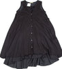 Frapbois Japan. New. NWT. Black Layered Sleeveless Dress