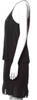 Acne Studios Sweden. Black Scoop Neck Knee-Length Dress