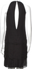 Acne Studios Sweden. Black Scoop Neck Knee-Length Dress