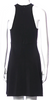 Azzedine Alaia Paris. Crew Neck Black Mini Dress